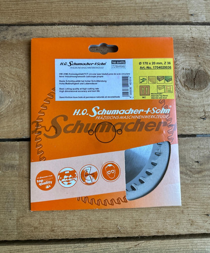 Kreissägeblatt 170 8 x - hm, 2,8