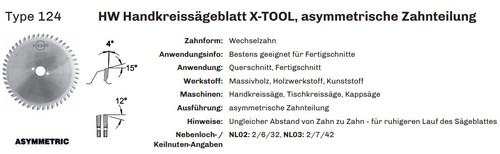 Edessö handkreissägeblatt - hw,