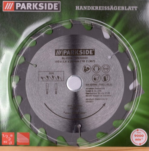 Parkside handkreissägeblatt - parkside,