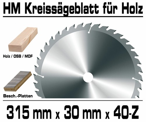 Holz kreis sägeblatt - hm,
